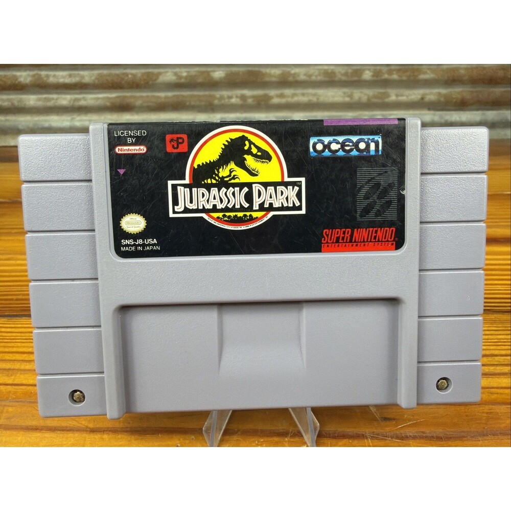 Jurassic Park (Super Nintendo, SNES) Cartridge Only Tested Authentic